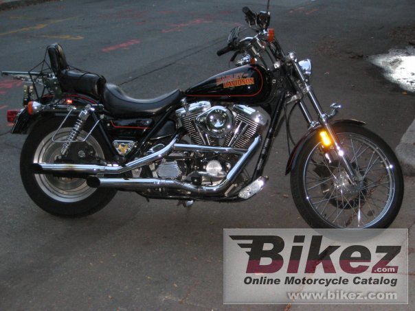 Big  fxlr 1340 low rider custom picture and wallpaper from Bikez.com